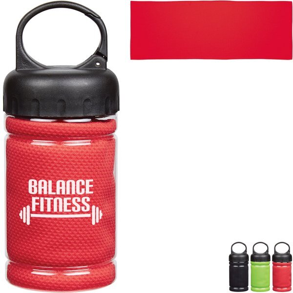 Cooling Towel in Carabiner Case - CLOSEOUT!