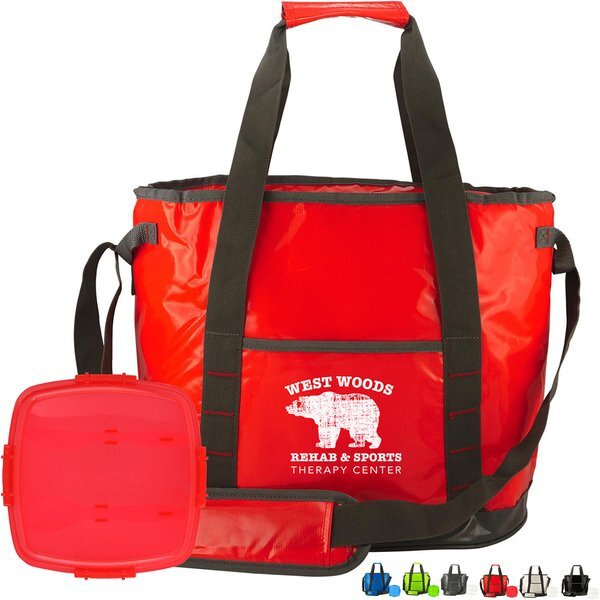 Grab N'Go Cooler Tote & Clip Top Lunch Set Foremost Promotions