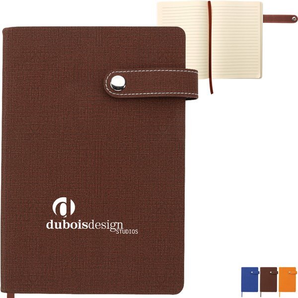 Soft Touch Snap Closure Madison Journal, 5 3/4" x 8 1/4"