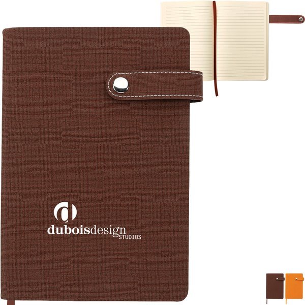 Soft Touch Snap Closure Madison Journal, 5 3/4" x 8 1/4"