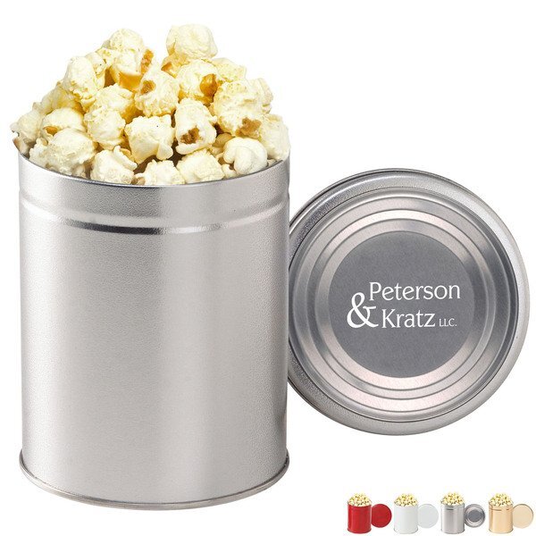 Gourmet White Cheddar Popcorn Tin, Quart