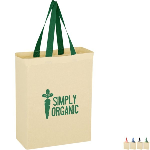 Natural Cotton Canvas Grocerty Tote Bag | Foremost Promotions