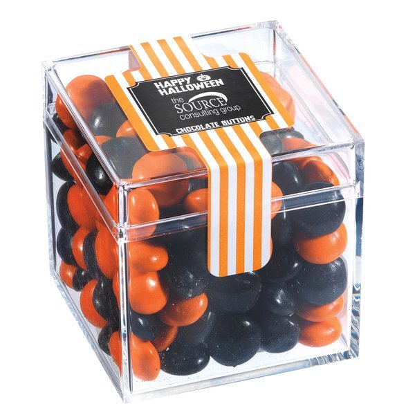 Creep Candy Box with Halloween Chocolate Buttons