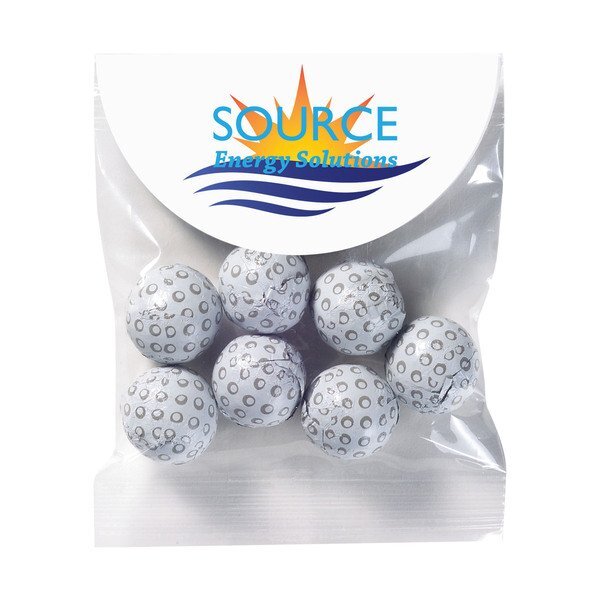 Header Bag w/ Chocolate Golf Balls