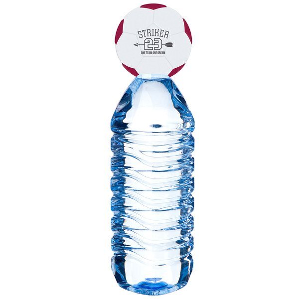 Soccer Ball Foam Bottle Topper