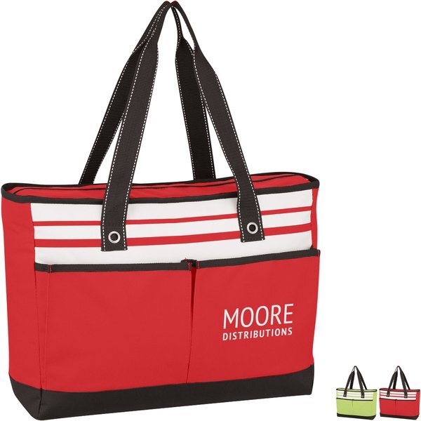 Fashionable Polyester Roomy Tote Bag - CLOSEOUT!