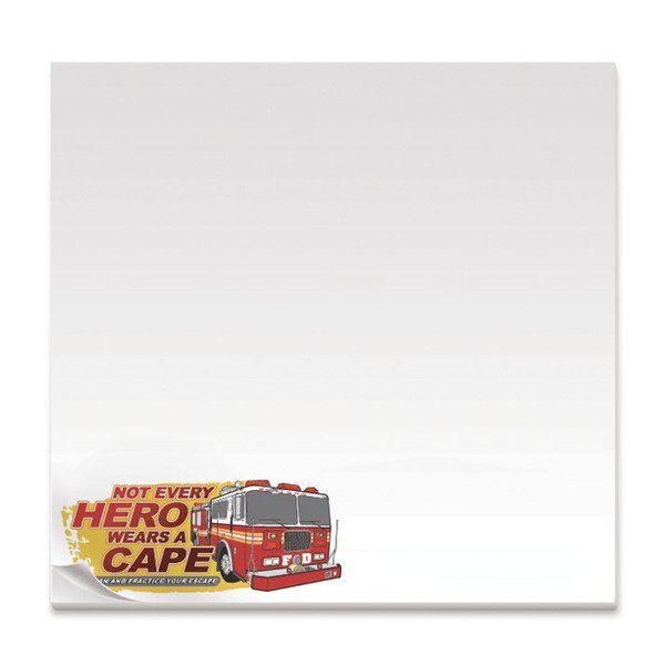 Not Every Hero Wears A Cape Design Adhesive Notepad, 50 Sheet