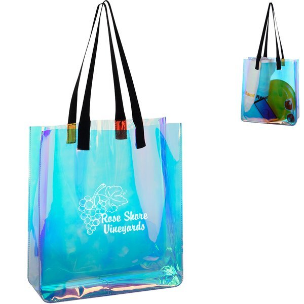 Hologram Iridescent PVC Tote Bag | Promotions Now