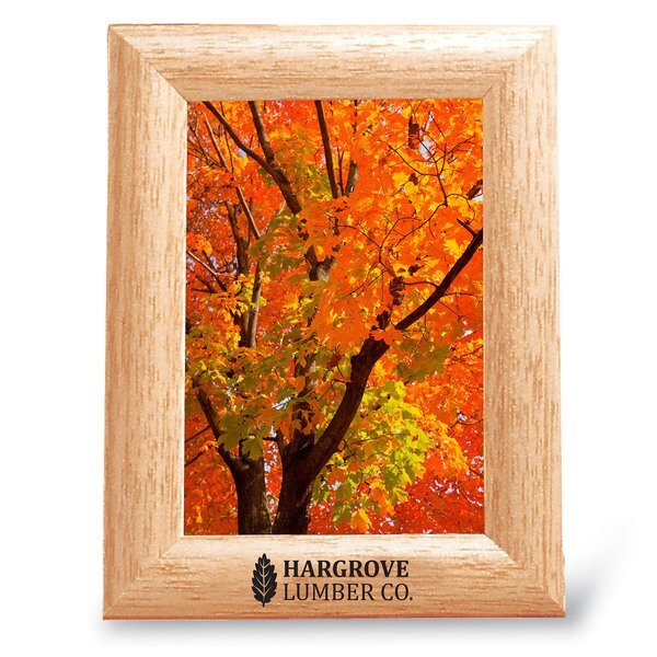 Solid Oak Wood Photo Frame, 3-1/2" x 5"