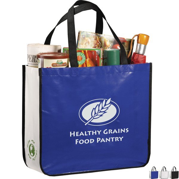 Large Laminated Non-Woven Shopper Tote