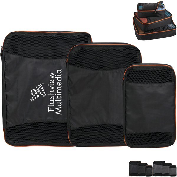 BRIGHTtravels® Set of 3 Packing Cubes