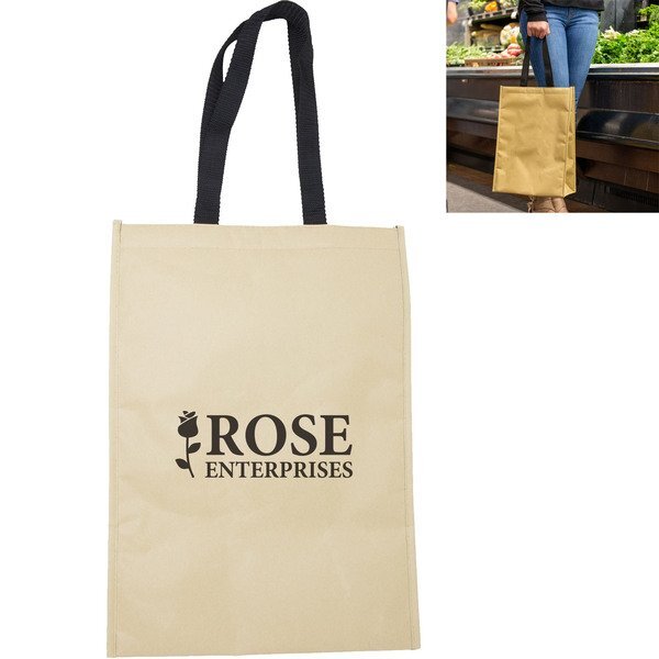 Kraft Paper Insulated Grocery Tote