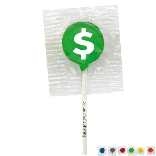 Dollar Sign Design, Custom Lollipops