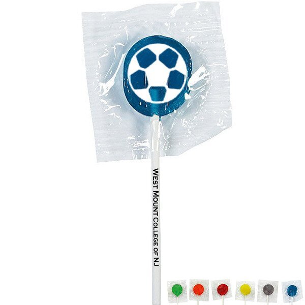 Soccer Ball Design, Custom Lollipops