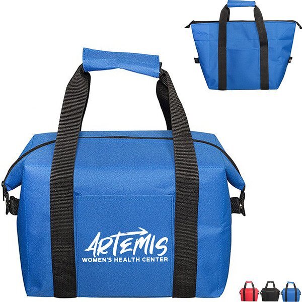 Collapsible 20-Can Polyester Cooler Tote