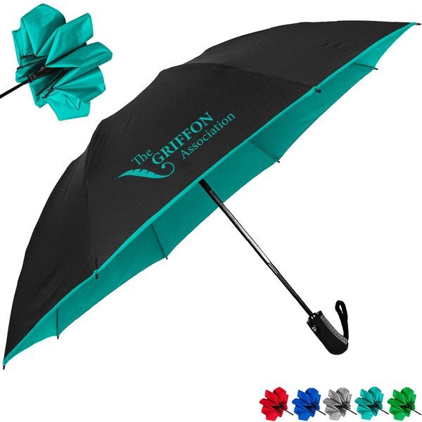 Color Flip Inverted Folding Umbrella, 46" Arc