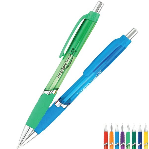Gem Colorful Translucent Click Pen
