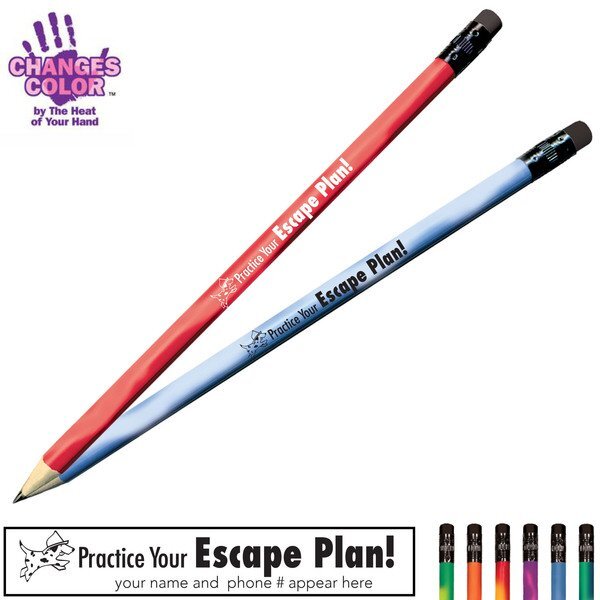 Practice Your Escape Plan Mood Color Changing Pencil