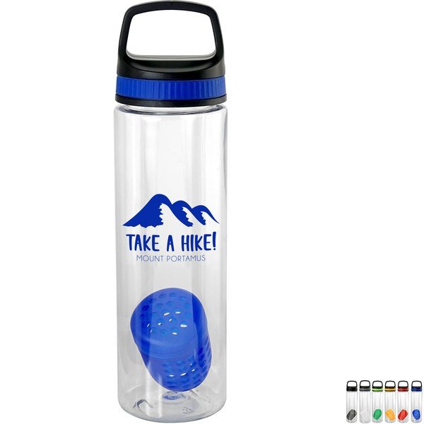 Handy Band-It Bottle w/ Colorful Floating Infuser, 24oz.