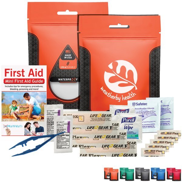 Deluxe First Aid Kit in Waterproof Pouch