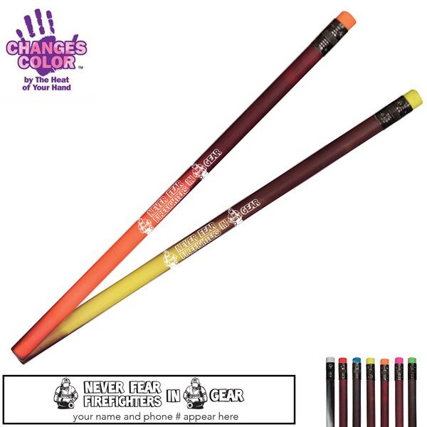 Never Fear Firefighters In Gear Mood Shadow Color Changing Pencil