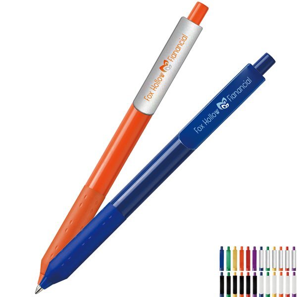 Alamo Vivid Retractable Pen w/ Full Color XL Clip