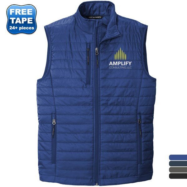 Port Authority® Packable Polyester Men's Puffy Vest