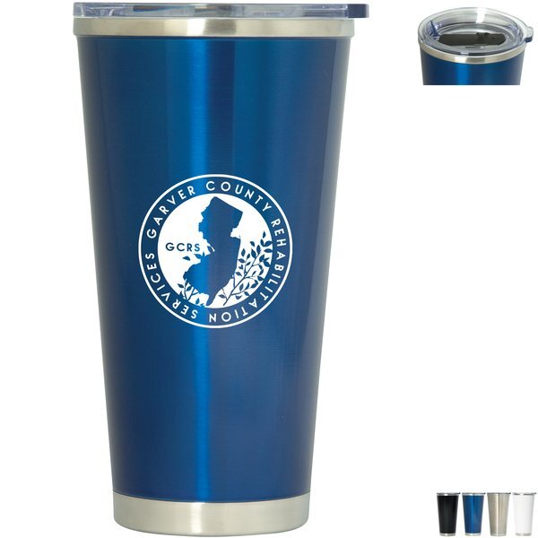 Rown Double Wall Stainless Steel Tumbler w/ Ceramic Liner, 20oz.