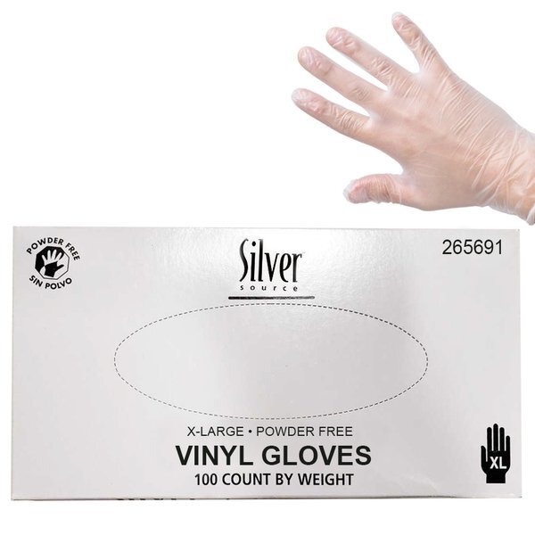 Vinyl Disposable Gloves, Box of 100  - IN STOCK Limited Quantity