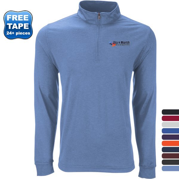 Vansport™ Zen Heather Jersey Men's Zip Pullover