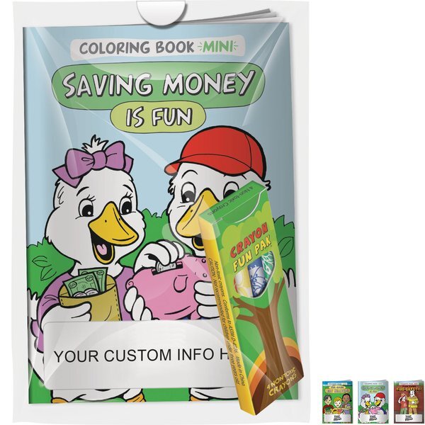 Download Coloring Book Mini And 4 Pack Of Crayons Combo Pack Foremost Promotions