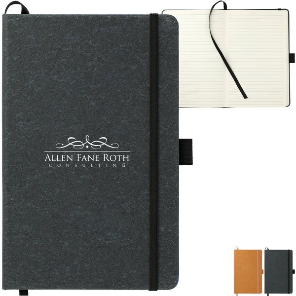 Recycled Leather Bound JournalBook®, 5-1/2" x 8-1/2"