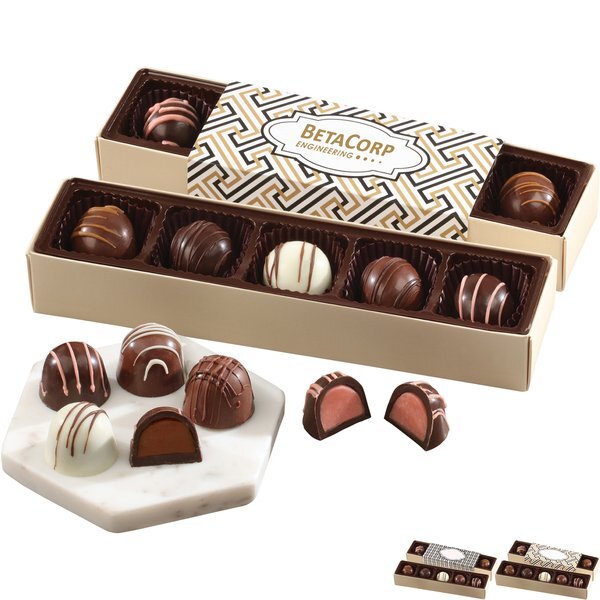 Assorted Truffles Flight Gift Box | Promotions Now