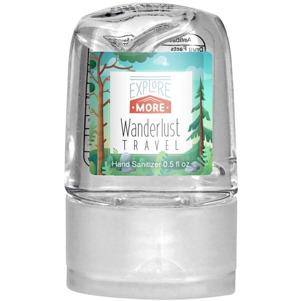 Antibacterial Travel Citrus Hand Sanitizer, .5oz.