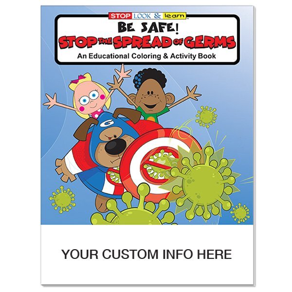 Stop the Spread of Germs Coloring and Activity Book