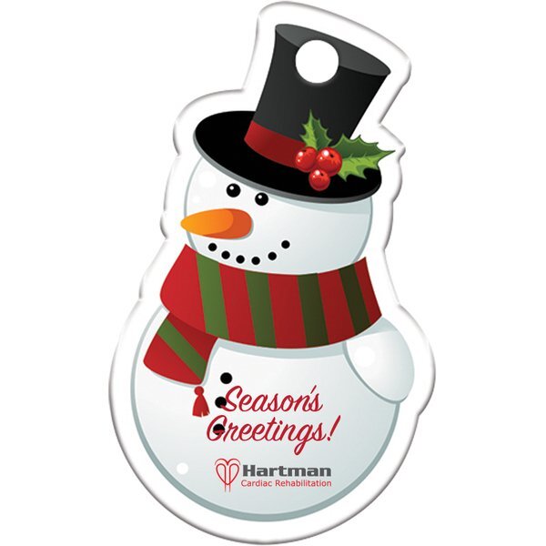 Snowman Plastic Holiday Ornament