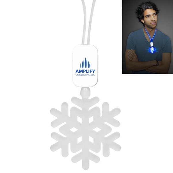 Snowflake LED Pendant Necklace