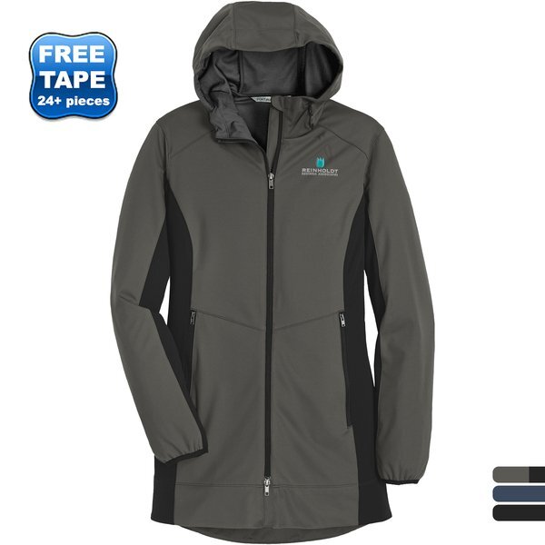 Port Authority® Active Hooded Soft Shell Ladies' Jacket