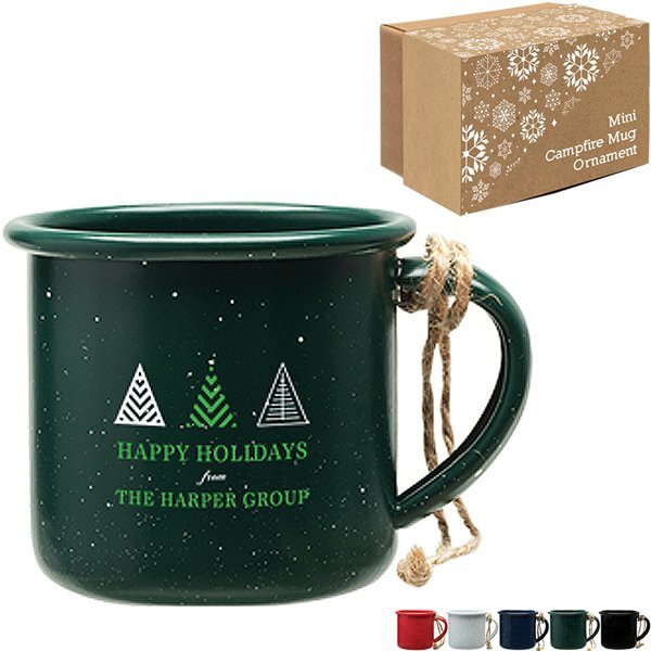 Mini Campfire Mug Holiday Ornament