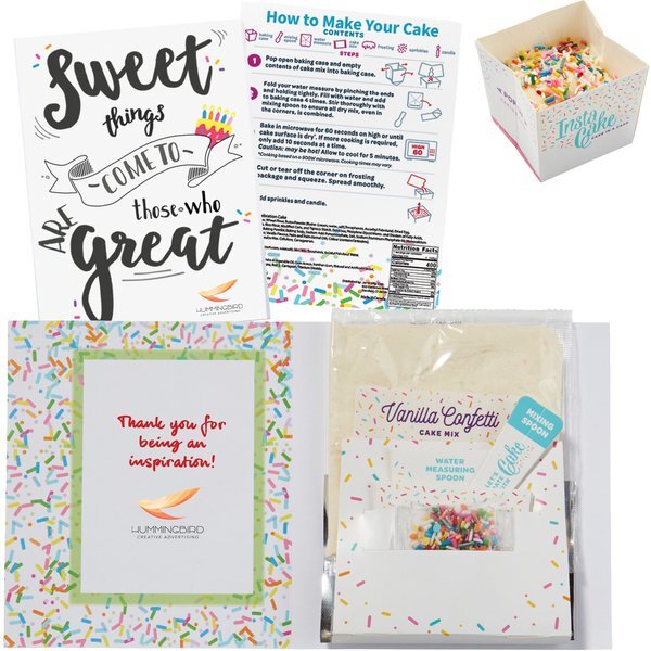 InstaCake Appreciation Cake in a Greeting Card