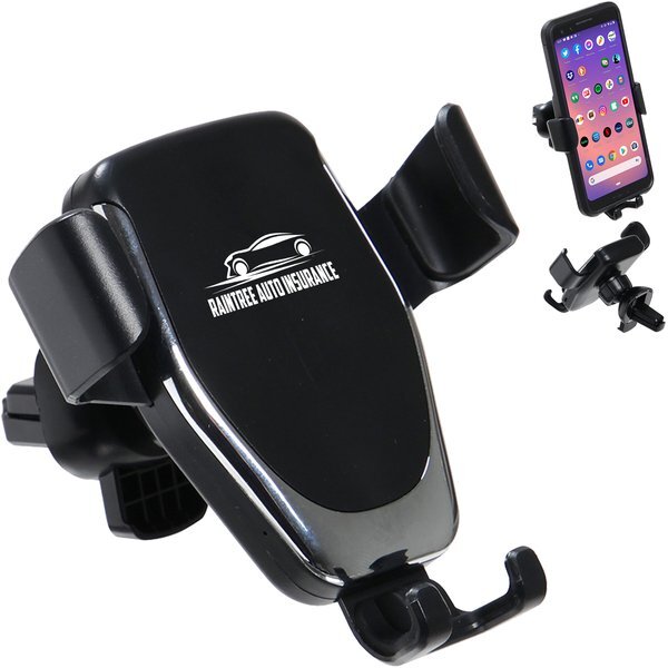 Auto Vent Dashboard 10W Wireless Charger & Phone Holder