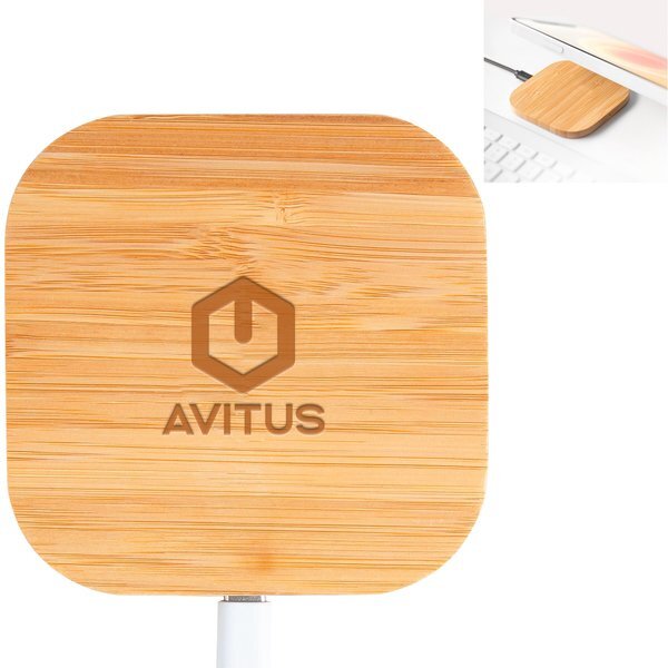 Nature Inspired Bamboo Fast Charging 15W Pad
