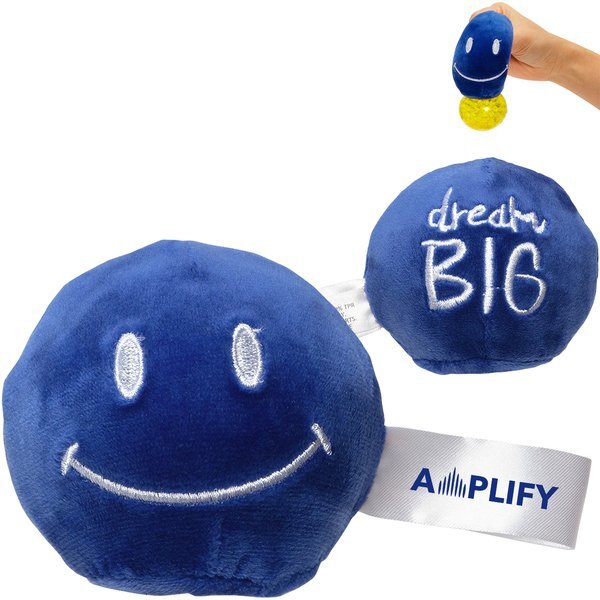 Dream Big Smiley Face Plush and Gel Stress Buster™