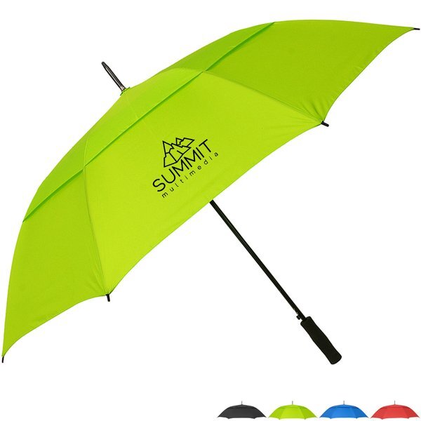 Cheshire Vented Auto-Open Golf Umbrella, 60" Arc