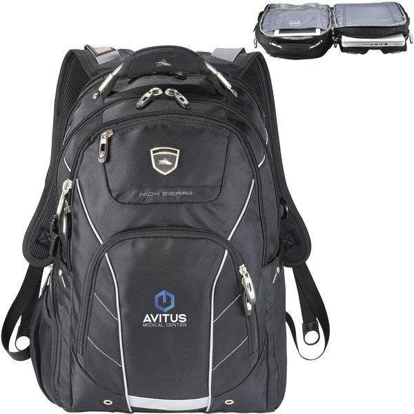 High Sierra® Elite Fly-By PolyCanvas 17" Computer Backpack