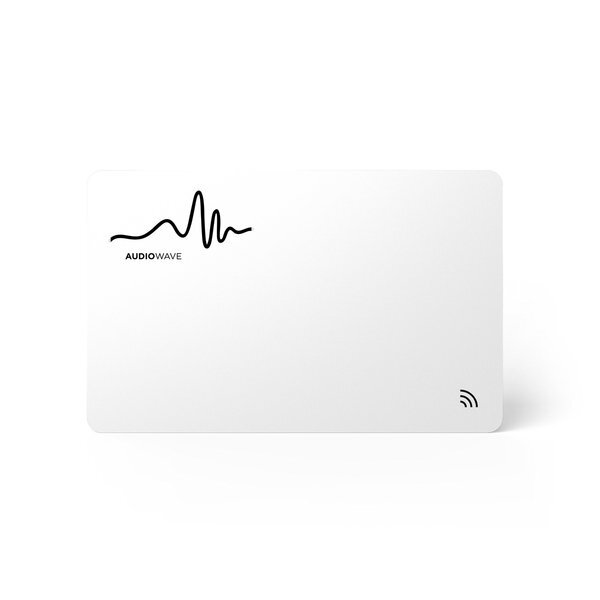 Linq Digital Business Card, White