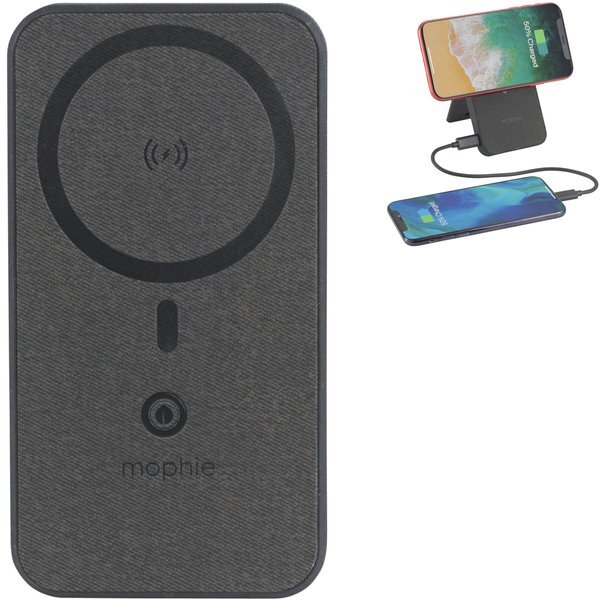 Mophie Black Snap+ Powerstation Wireless Stand