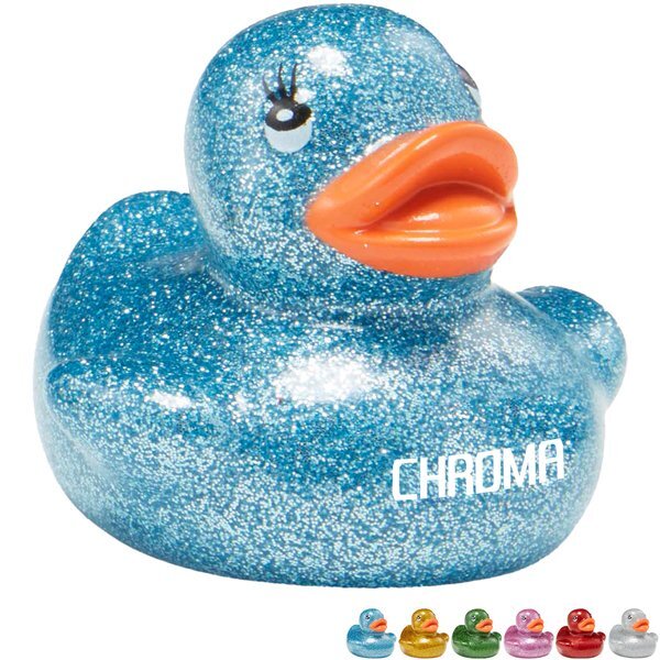 Glitter Rubber Duck, 2"