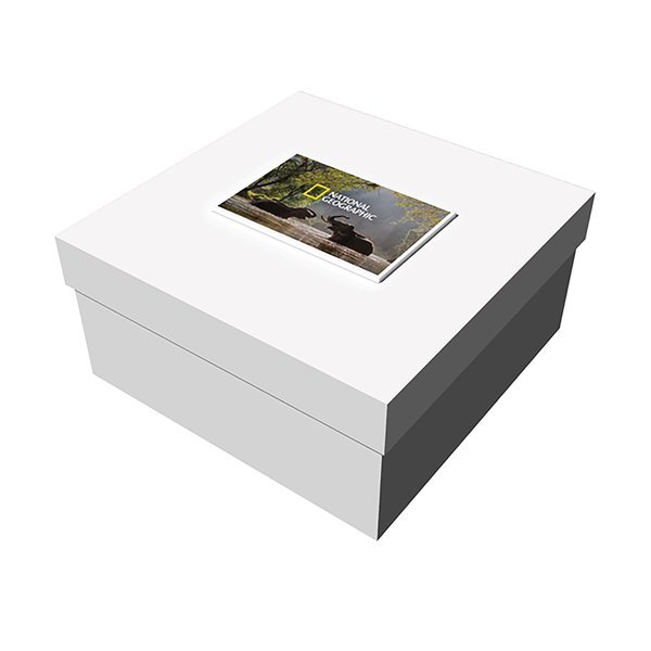 White Deluxe Gift Box, 12" x 12" x 6"