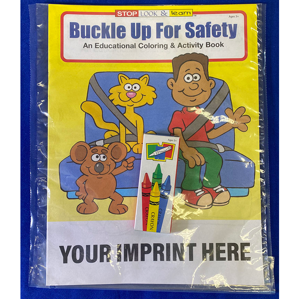 Buckle Up For Safety Coloring Book Fun Pack Promotions Now